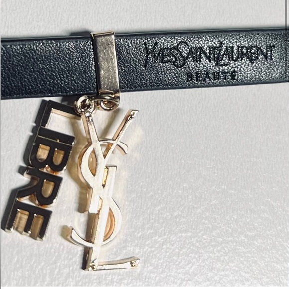 YSL Wrap Around Adjustable Bracelet with YSL & Libre Charm - Picture 3 of 7